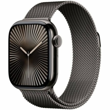 Apple Watch Series 10 GPS + Cellular 46mm Caja Titanio Pizarra con Correa Milanese Loop Pizarra M/L